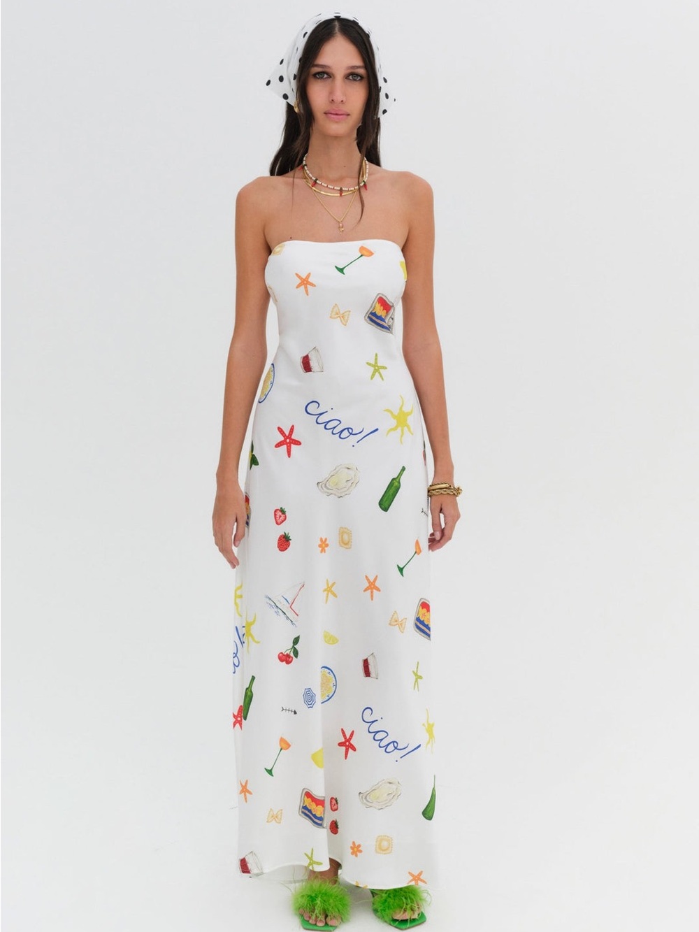 For Love & Lemons Carla Ciao Maxi Dress